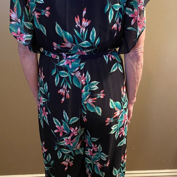 Apricot Black floral jumpsuit Size XS NWT - Picture 8 of 8